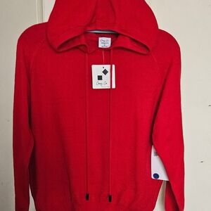 Cozy Casual Vibrant Red Pullover